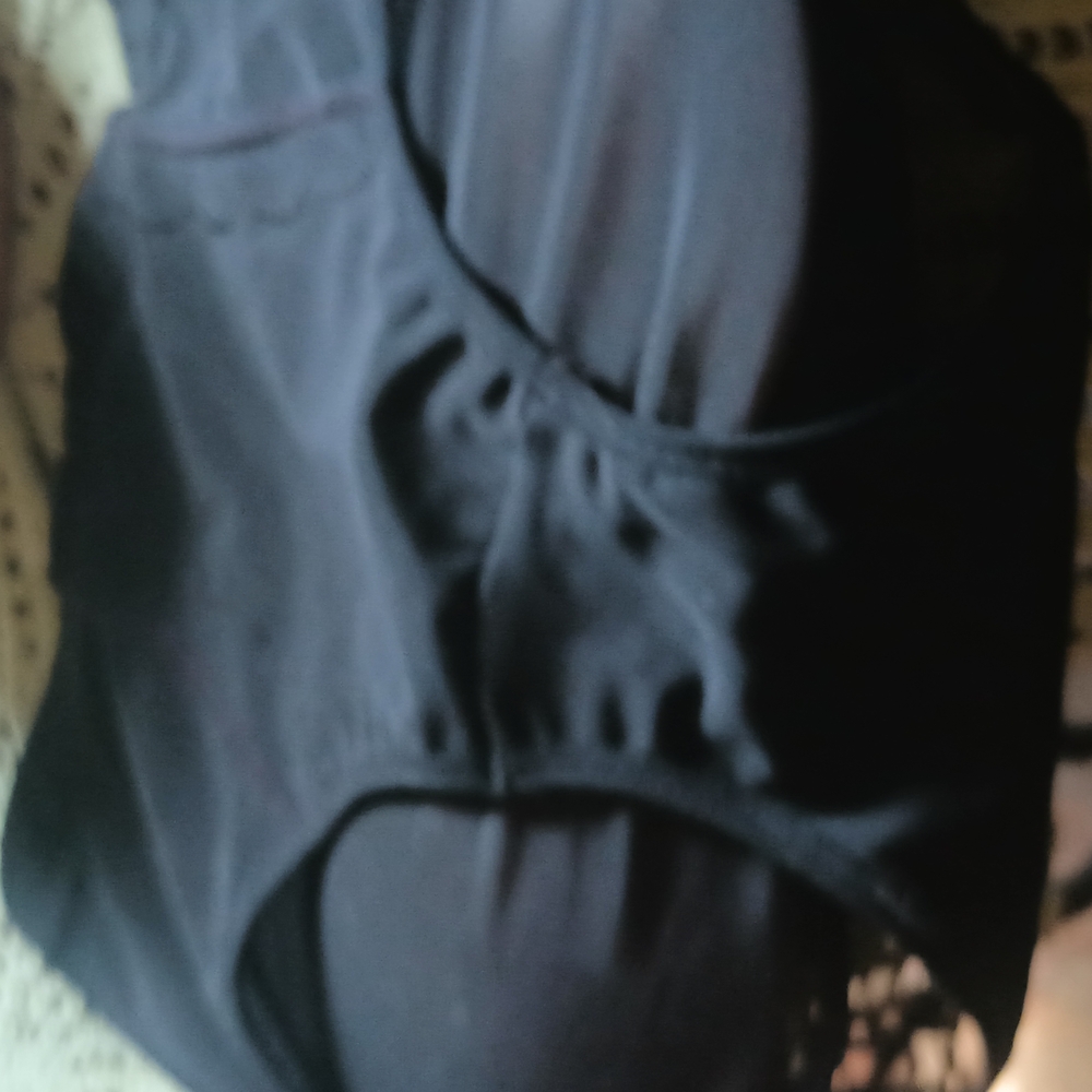 Black Sheer Bodysuit